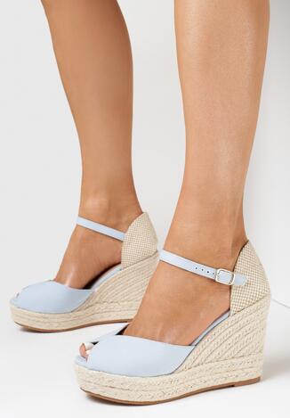 Niebieskie Sandały Ampiala