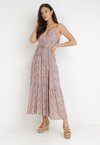 Różowa Sukienka z Wiskozy Argiala