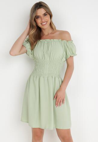 Jasnozielona Sukienka Eliope