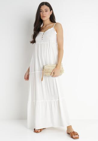 Biała Sukienka Cilaris