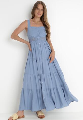 Niebieska Sukienka Fahiza