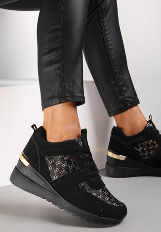 Czarne Sneakersy Tyrysus