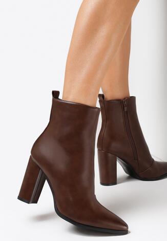 Brązowe Botki Aerotis