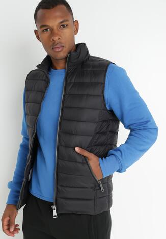 Czarna Kamizelka Pikowana Sorosh