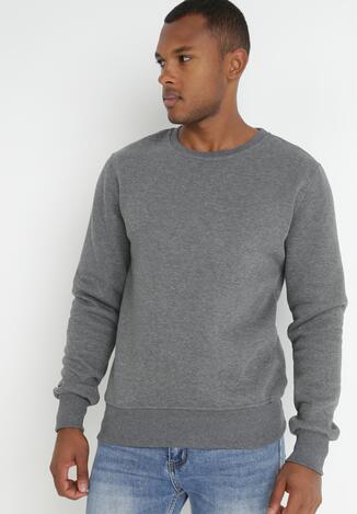 Ciemnoszara Bluza Nierozpinana Basic Verda