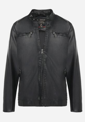 Czarna Kurtka Ramoneska Rosionn