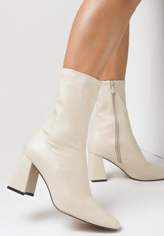 Beżowe Botki Stellen