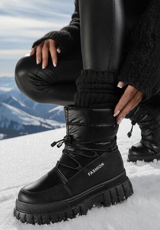 Czarne Śniegowce Mouset