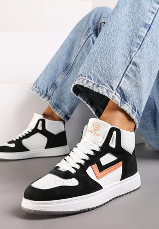 Biało-Czarne Sneakersy Alcothe