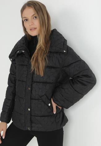 Czarna Kurtka Pikowana Euritrius