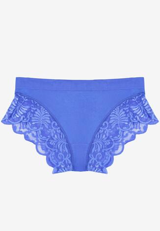 Niebieskie Majtki Figi z Koronką Mariama