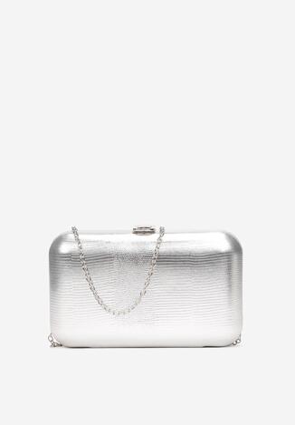 Srebrna Torebka Kopertówka z Łańcuszkiem Zemira