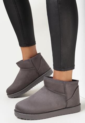 Szare Śniegowce Krótkie z Ekozamszu Nanga