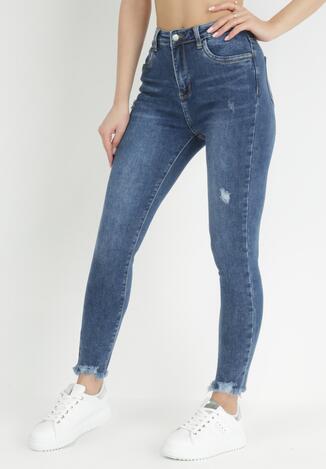 Niebieskie Jeansy Skinny Kadi