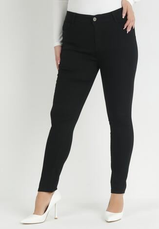 Czarne Spodnie Skinny Push-Up Barli
