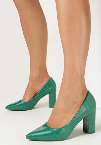 Zielone Czółenka Phissyss