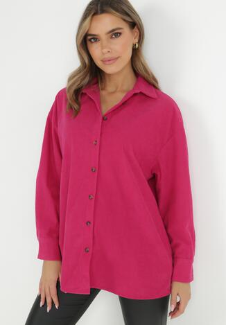 Fuksjowa Koszula Sztruksowa Oversize Veru