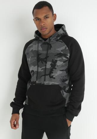 Ciemnoszara Bluza Moro z Kapturem Briallen