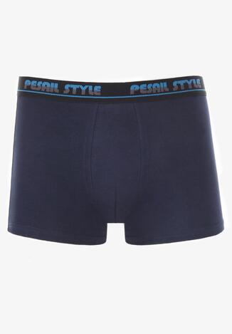 Granatowe Majtki Bokserki Malki