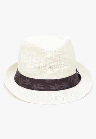 Beżowa Kapelusz z Szerokim Rondem i Ozdobną Taśmą Anaze