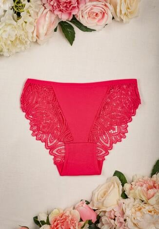 Fuksjowe Koronkowe Majtki Figi Daryn