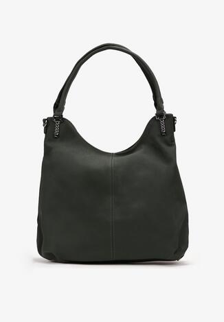 Ciemnozielona Torebka Tote Typu Worek Tornelia