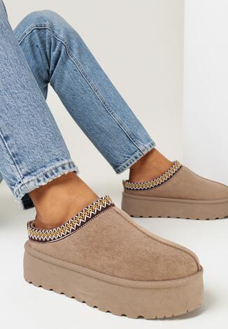 Bézs Hótaposó csizma