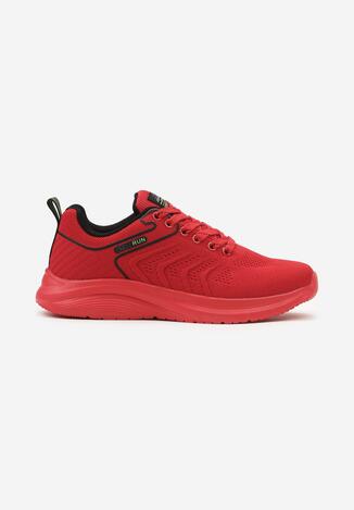 Czerwone Buty Sportowe o Klasycznym Fasonie Elvapira