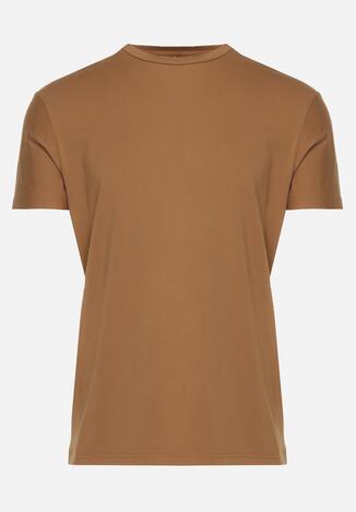 Beżowa Koszulka Bawełniana o Klasycznym Kroju Xloette