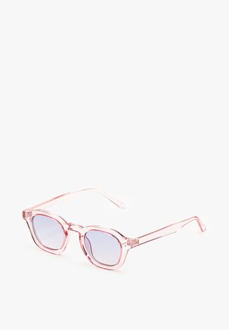 Różowe Okulary Przeciwsłoneczne z Lekkiego Tworzywa i  Filtrem UV Giorma