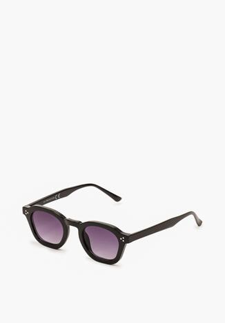 Czarne Okulary Przeciwsłoneczne z Lekkiego Tworzywa i  Filtrem UV Giorma