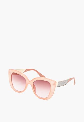 Różowe Kocie Okulary Przeciwsłoneczne z Filtrem UV Dimtte