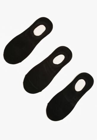 Czarne Skarpety Stopki z Wiskozy 3 Pack Wriefra