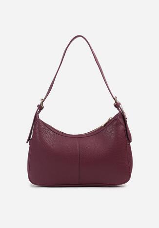 Bordowa Casualowa Mała Torebka Hobo na Ramię Tailise