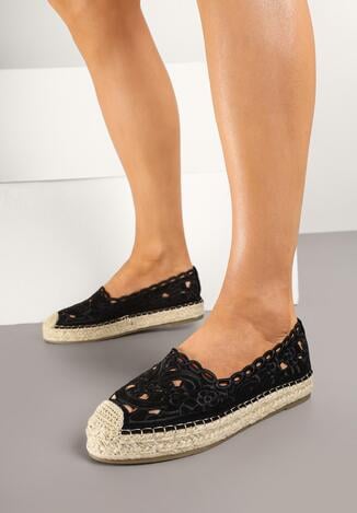 Fekete Espadrilles