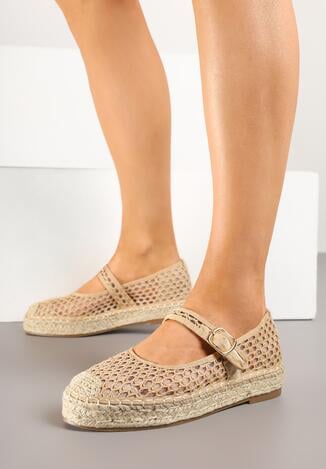 Sötét bézs bézs Espadrilles