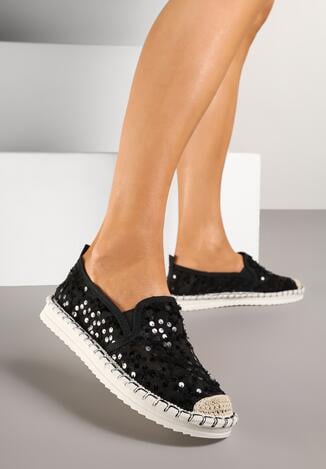 Fekete Espadrilles