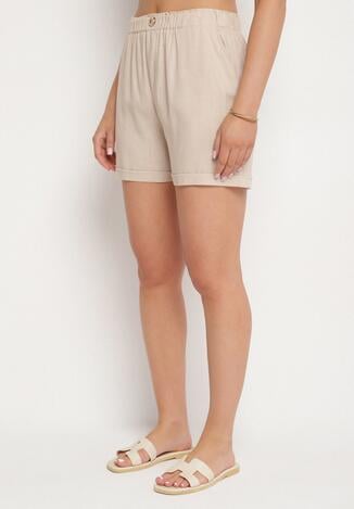 Pantaloni scurți Bej deschis
