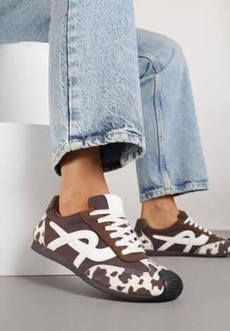 Wielokolorowe Sneakersy Ozdobione Geometrycznym Motywem Ardetia