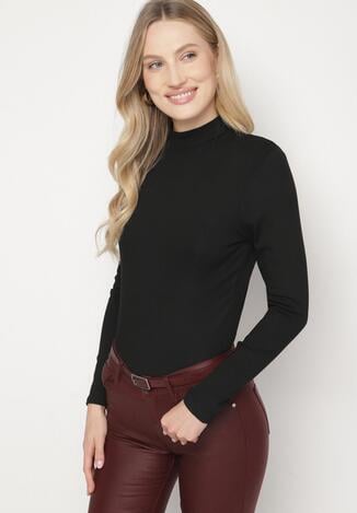 Czarna Bluzka Golf Typu Longsleeve Altera