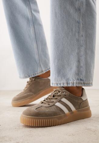 Sneakers Bej închis