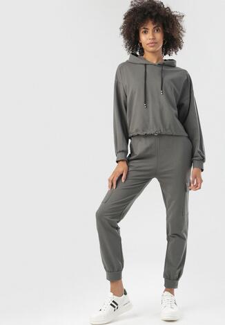 Khaki Komplet Dresowy Chelviane
