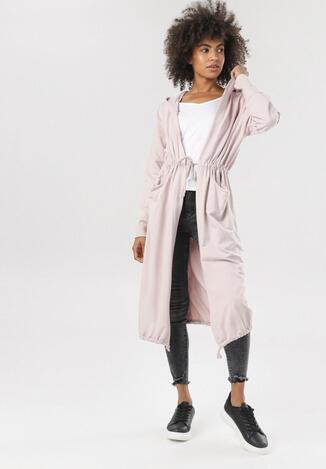 Jasnoróżowa Bluza Leuconisse