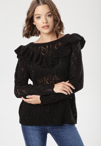 Czarny Sweter Brizyra
