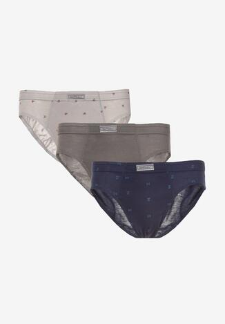 3-pack Niebiesko-Szare Majtki Malyra