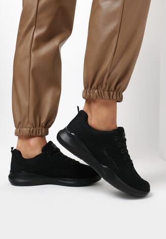Czarne Buty Sportowe Rhelana