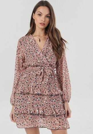 Ciemnoróżowa Sukienka Shirineli