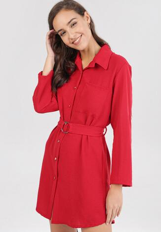 Czerwona Sukienka Risnell