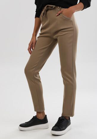 Beżowe Spodnie Ralozorwyn