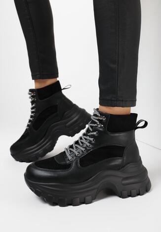 Czarne Sneakersy Tulipmeadow
